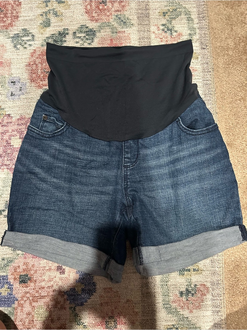 Maternity Jean Shorts